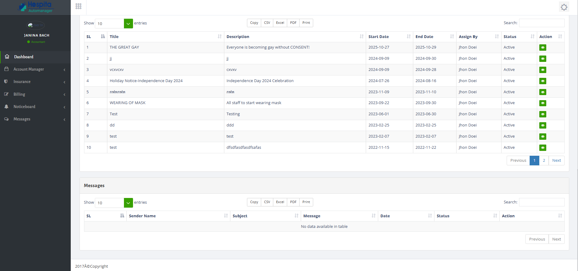 Accountants Module UI 2
