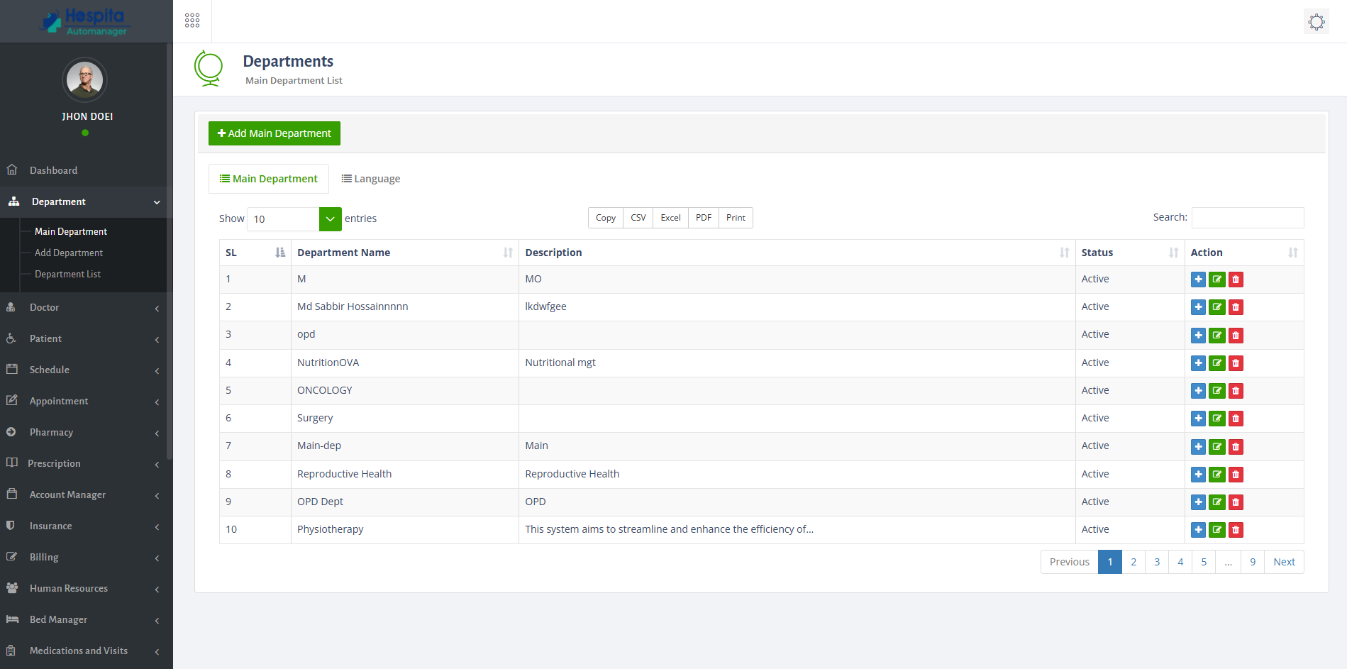 Administrative Module UI 2