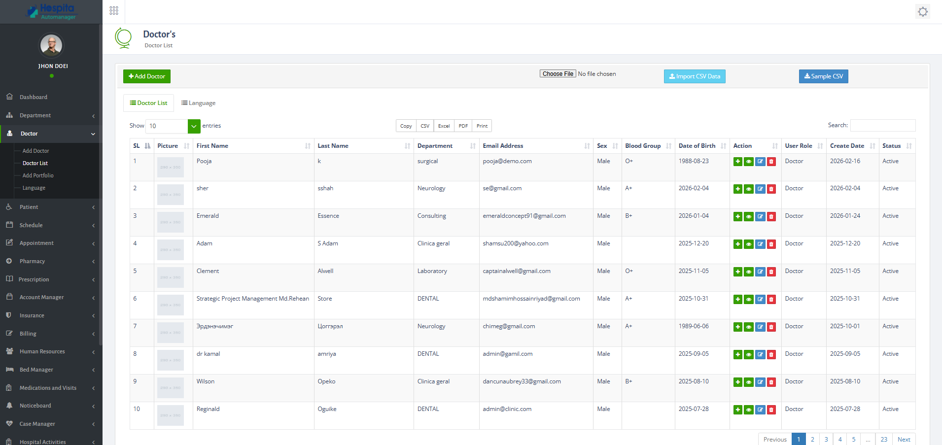 Administrative Module UI 6
