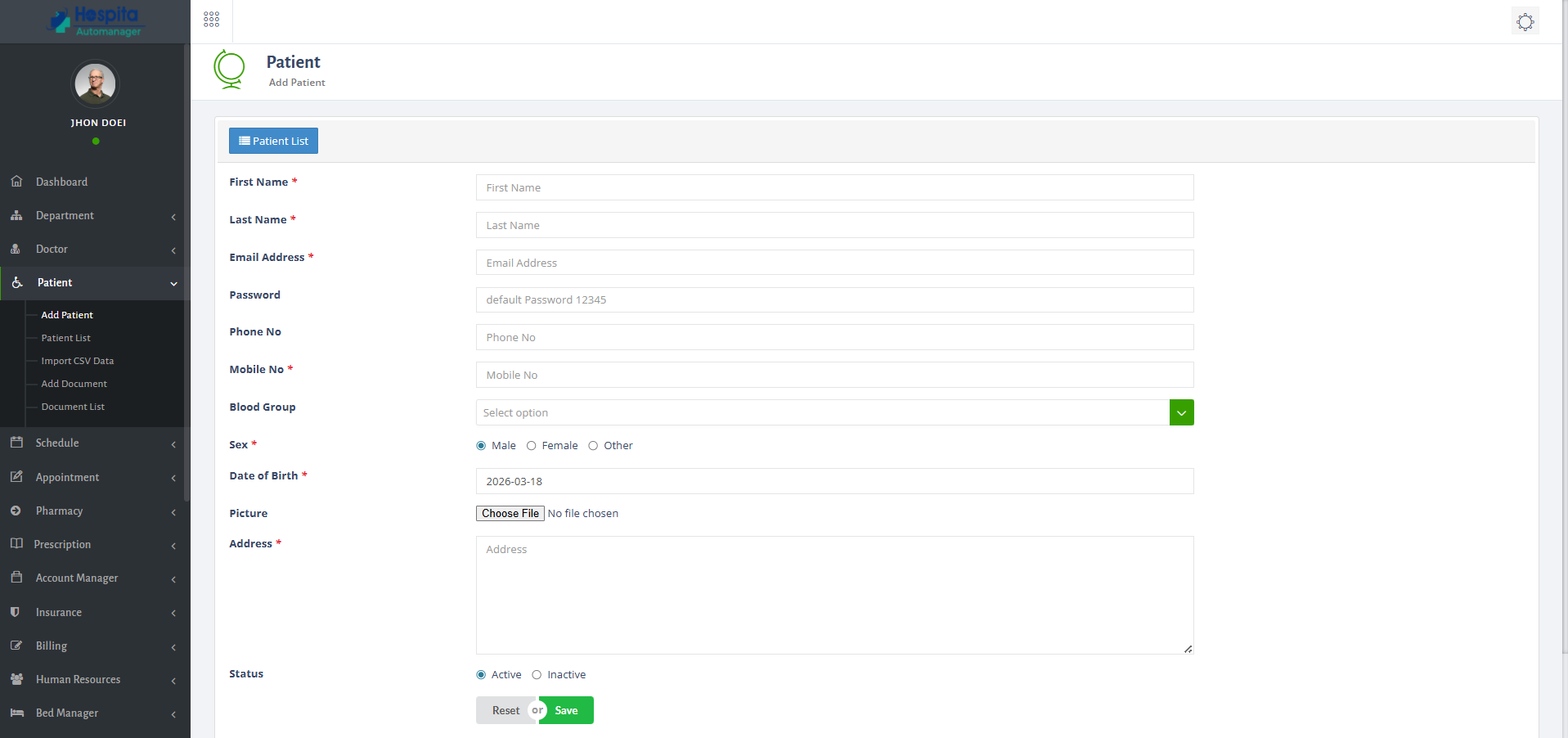 Administrative Module UI 7