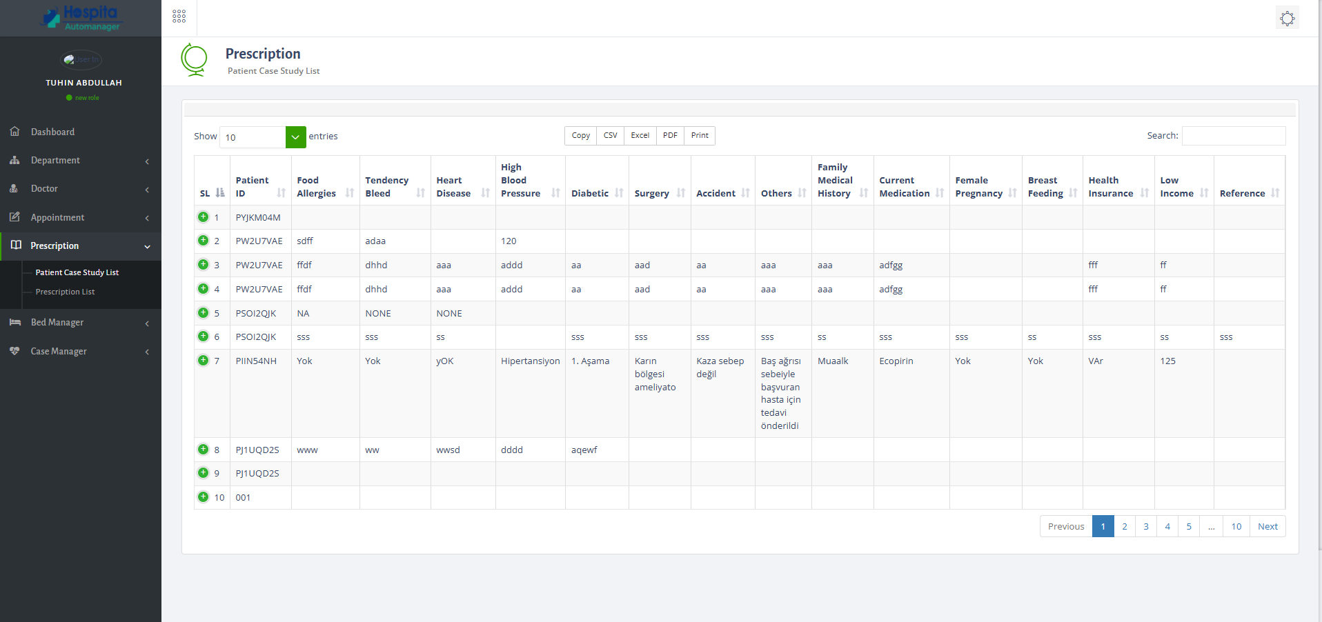 Case Manager Module UI 5