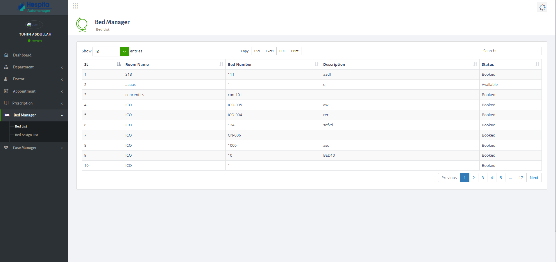 Case Manager Module UI 6